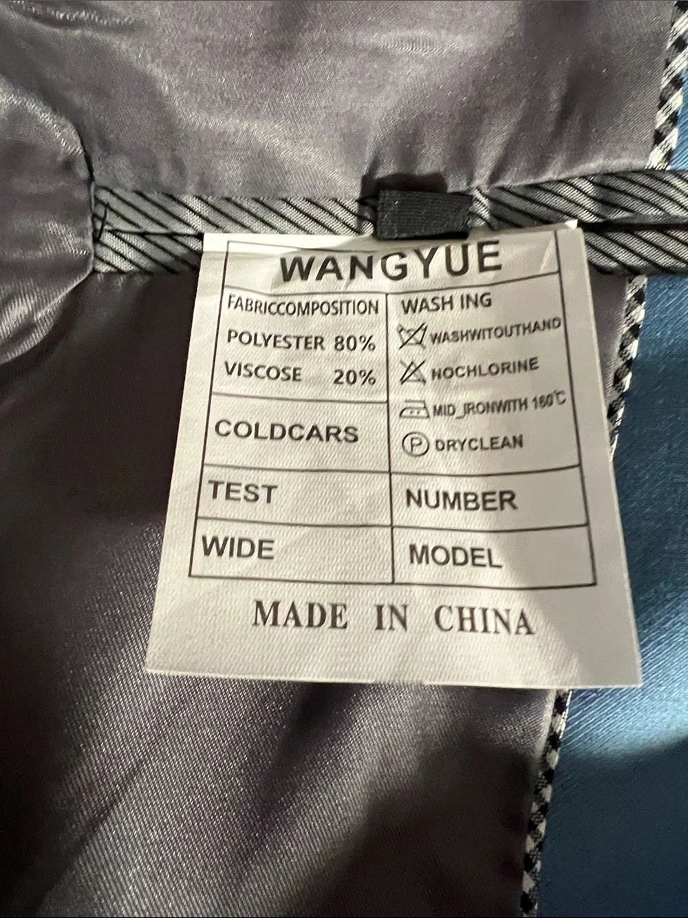 Wangyue Boys Dusty Blue Three-Piece Suit - Classic Formal Blazer & Vest